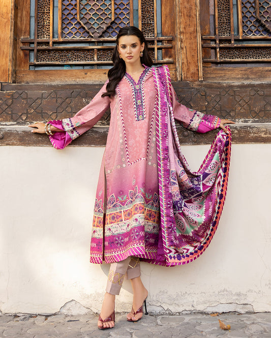 Mushq | Nirvana Printed Silk | Stella Song - Ladies Clothes - Maria Faisal