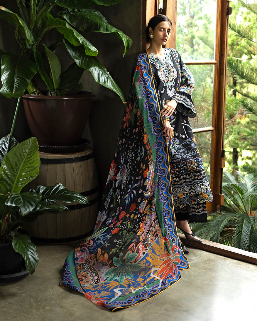 Esmel | Mon Tresor Luxe Lawn 26 | Sia - Luxury Dress - available at Maria Faisal in UK and USA.