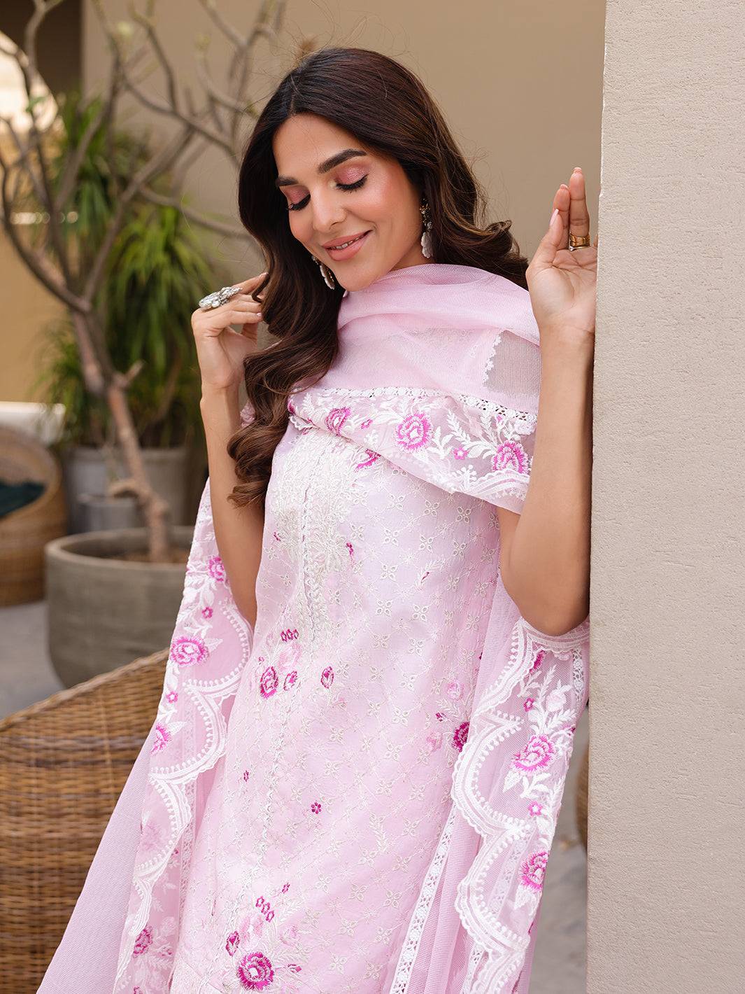 Faiza Faisal | Marine Luxury Lawn 25 | RENA by Maria Faisal - Registered Vendor of : Faiza Faisal - type : Ladies Clothes - 100% original wedding dresses