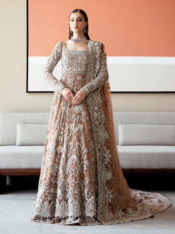 Epoque | Reverie Eternelle | Ebene - Designer Dress with Intricate embroidery and embellishments. Shop elegent wedding dress at Maria Faisal.