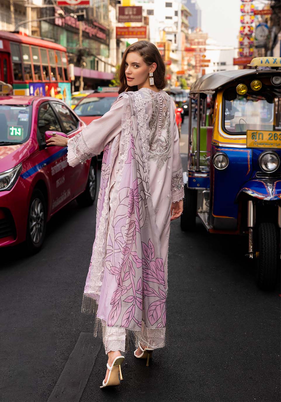 Zarqash | Luxury Lawn 25 | ZQLU 0010 ELSA by Maria Faisal - Registered Vendor of : Zarqash - type : Ladies Clothes - 100% original wedding dresses