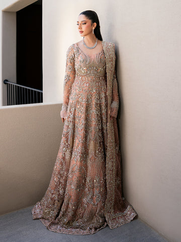 Epoque | Reverie Eternelle | Melange - Designer Dress with Intricate embroidery and embellishments. Shop elegent wedding dress at Maria Faisal.