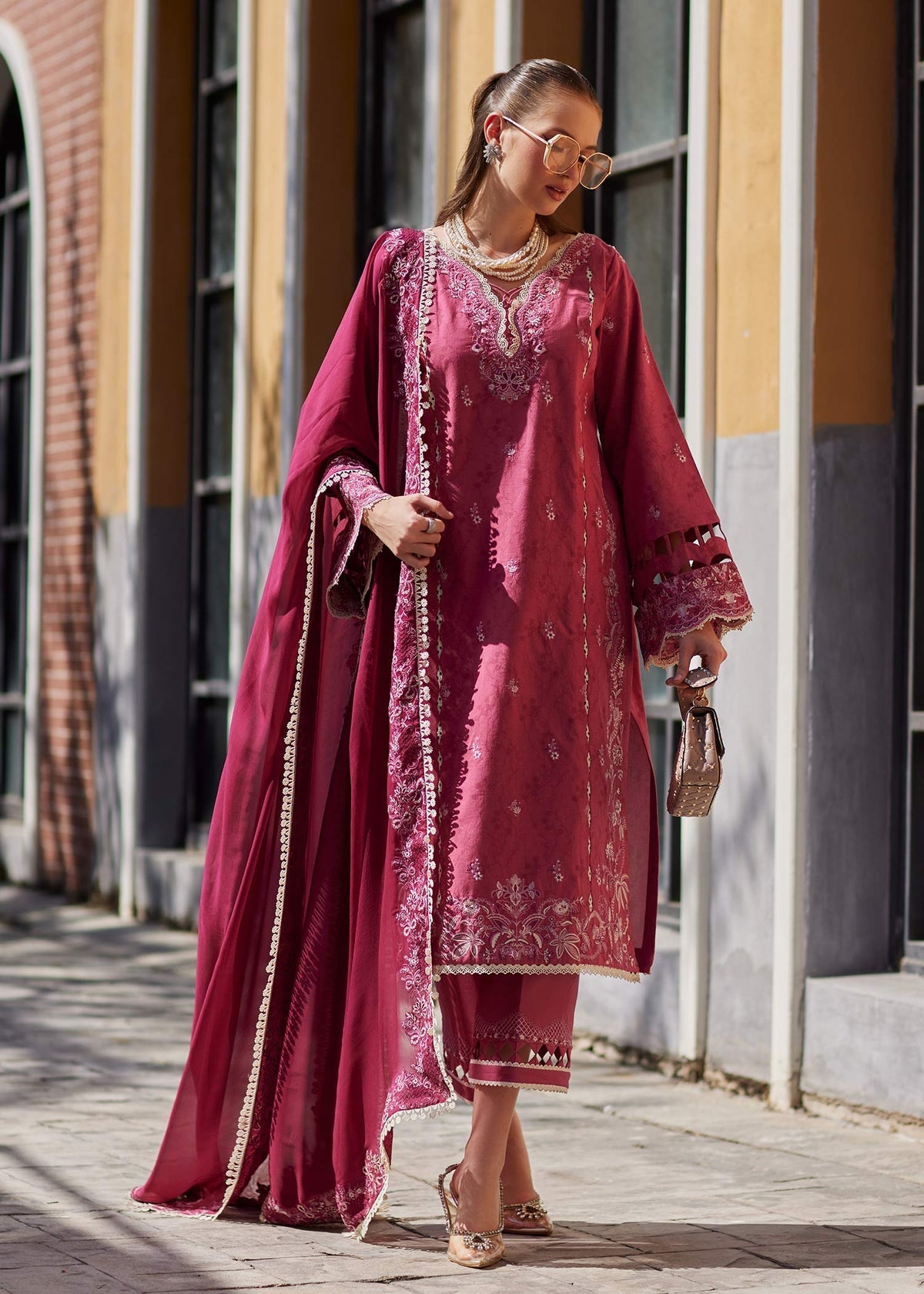 Kanwal Malik | Elsa Summer Pret 26 | Savia - Luxury Dress - available at Maria Faisal in UK and USA.