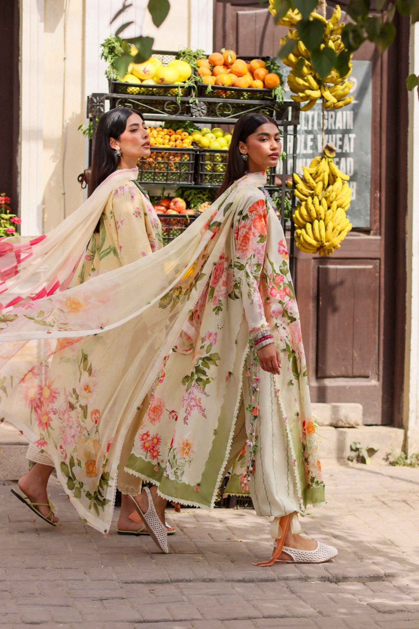 Zaha | Festive Lawn 26 | DAHLIA (ZF26-06) - Luxury Dress - available at Maria Faisal in UK and USA.