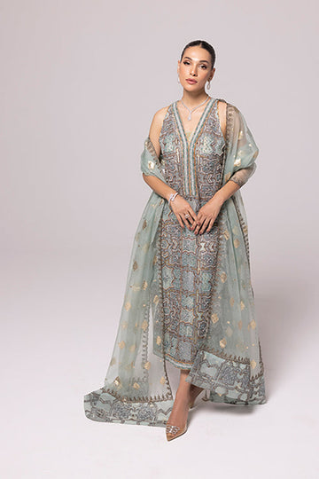Laj | Elaheh Formals | MAYA - Designer Dress with Intricate embroidery and embellishments. Shop elegent wedding dress at Maria Faisal.