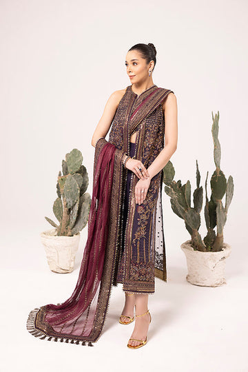Laj | Elaheh Formals | DAHLIA - Designer Dress with Intricate embroidery and embellishments. Shop elegent wedding dress at Maria Faisal.