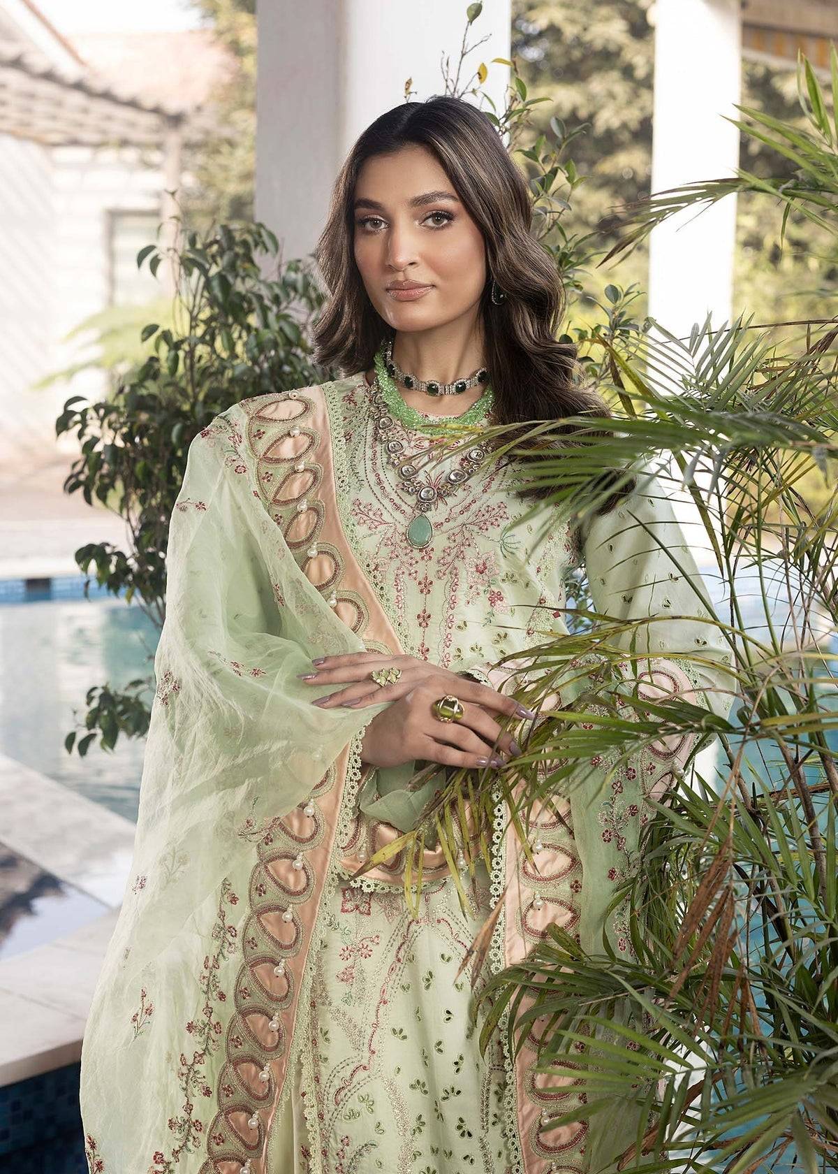 Shurooq | Luxury Lawn 25 | Amazon by Maria Faisal - Registered Vendor of : Shurooq - type : Ladies Clothes - 100% original wedding dresses