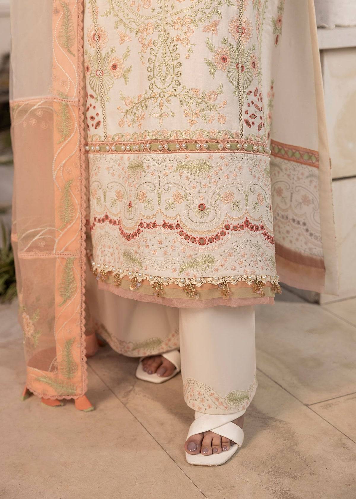 Shurooq | Luxury Lawn 25 | Nora by Maria Faisal - Registered Vendor of : Shurooq - type : Ladies Clothes - 100% original wedding dresses