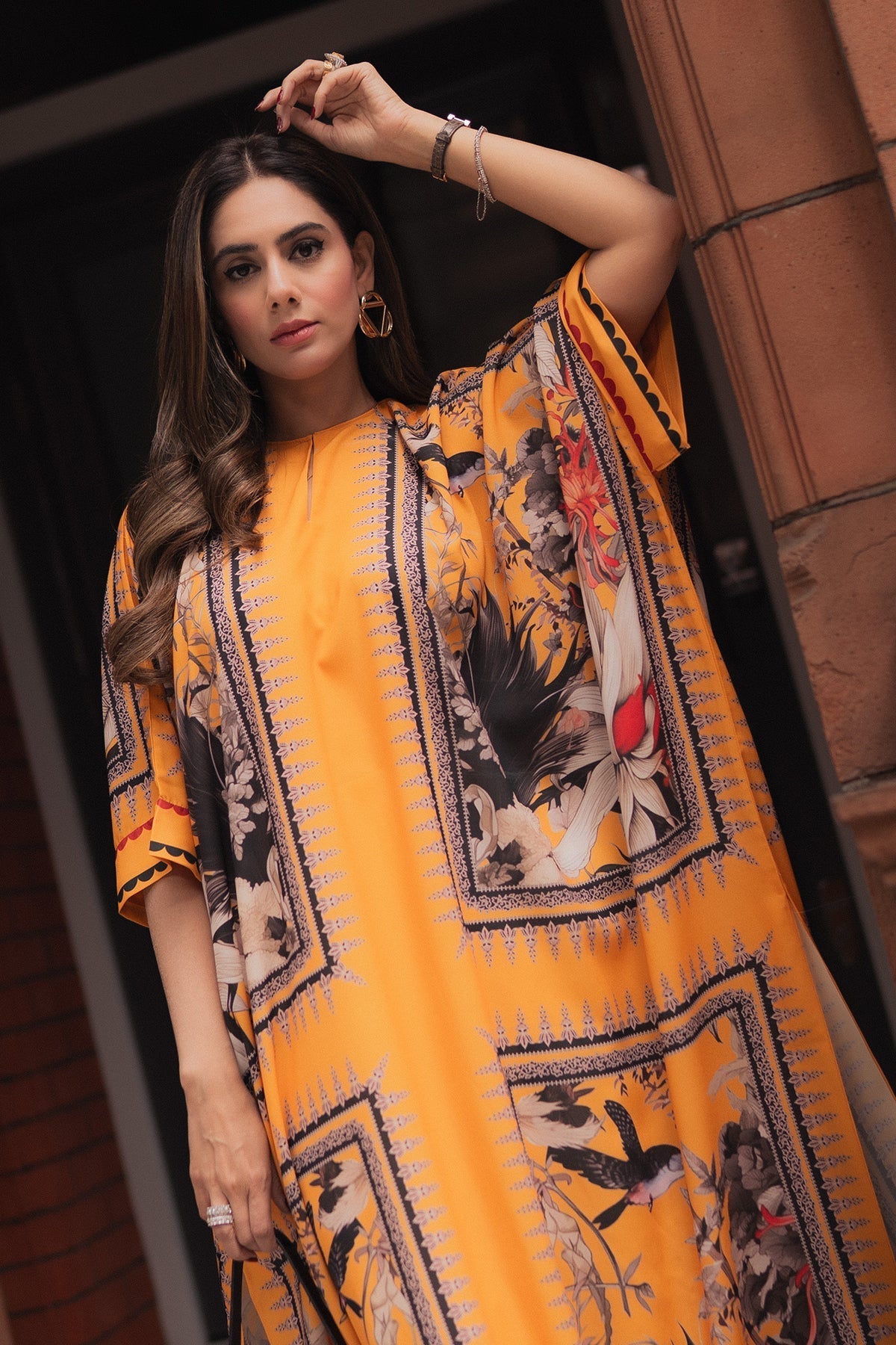 Erum Khan I Kaftan Edit I Halo Haze - Ladies Clothes - Maria Faisal
