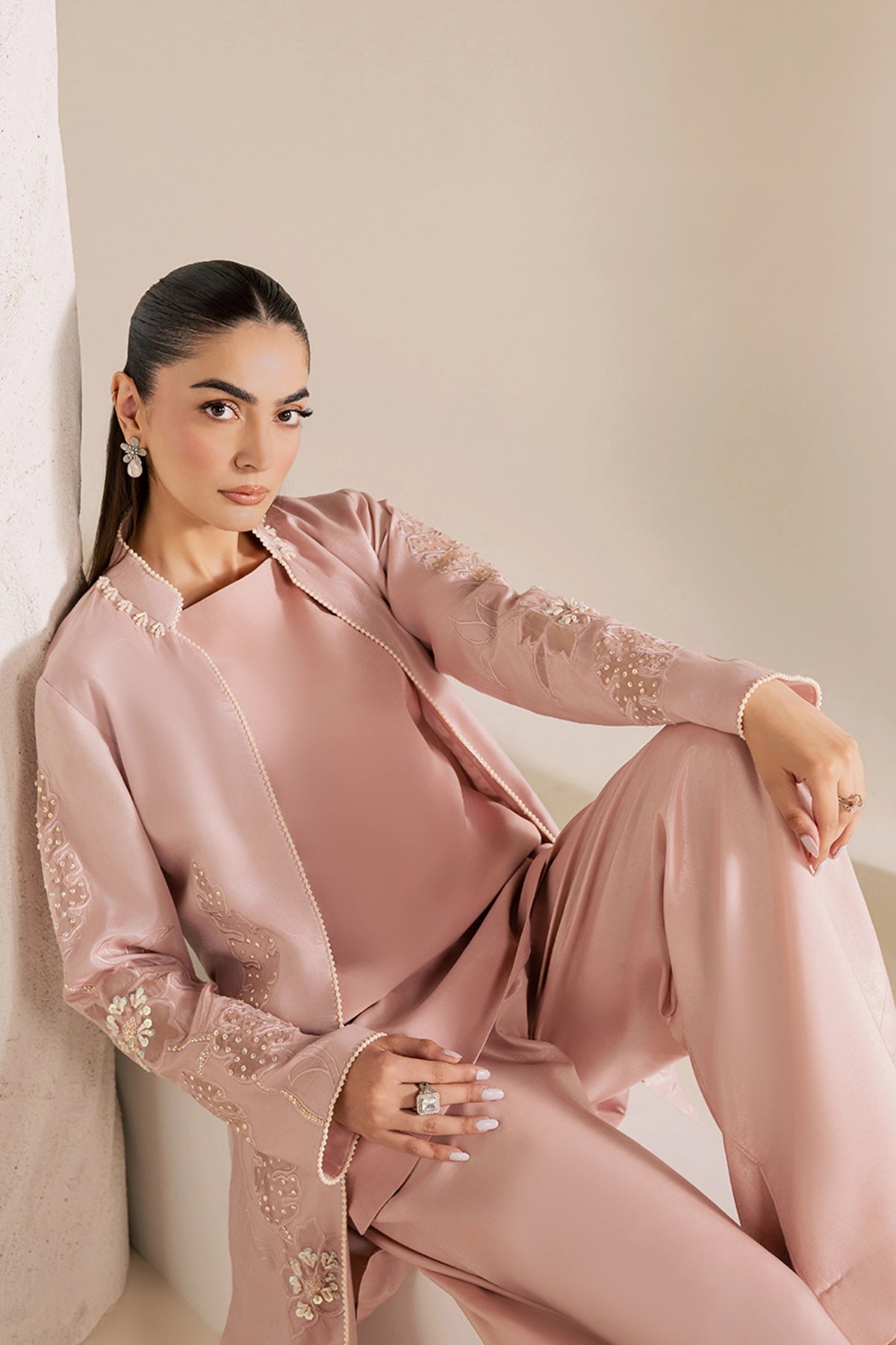 Vanya | Solana Luxe Pret | FF-79 - Luxury Dress - available at Maria Faisal in UK and USA.