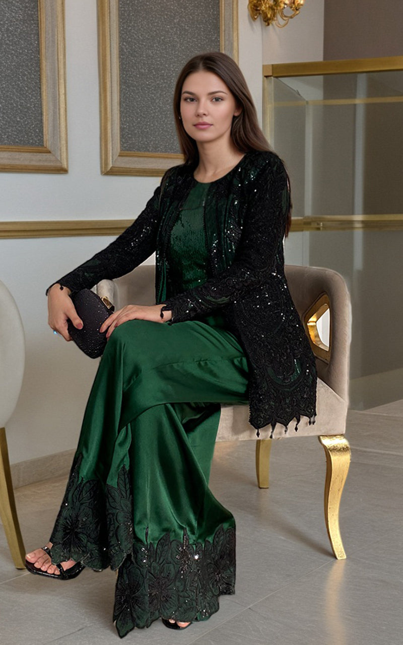 Threads and Motifs | Formal Dresses 25 | Embroidered Jacket - Ladies Clothes - Maria Faisal
