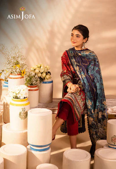 Asim Jofa | Prints Essentials | AJUB-02 - Pakistani Dress - Maria Faisal