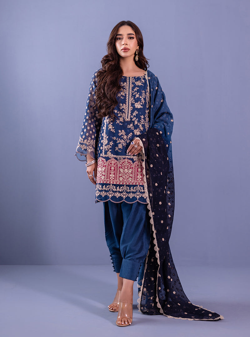 Zainab Chottani | Eid Festive Vol 1 | MIRHA - Designer Dress with Intricate embroidery and embellishments. Shop elegent wedding dress at Maria Faisal.