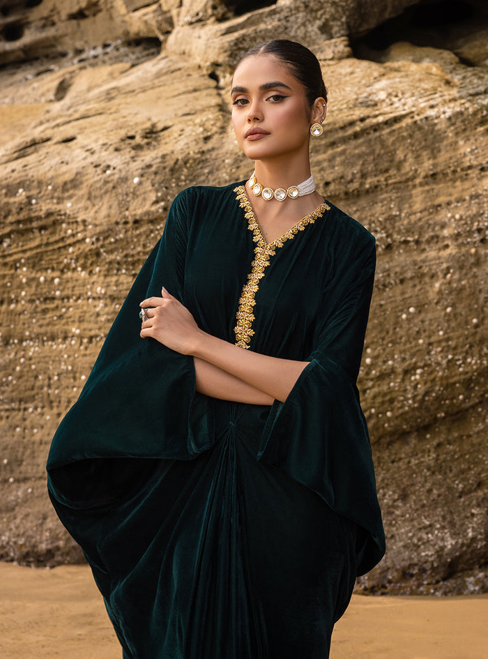 Zainab Chottani | The Kaftan Edit | Voila - Formal Dress - available at Maria Faisal in UK and USA.