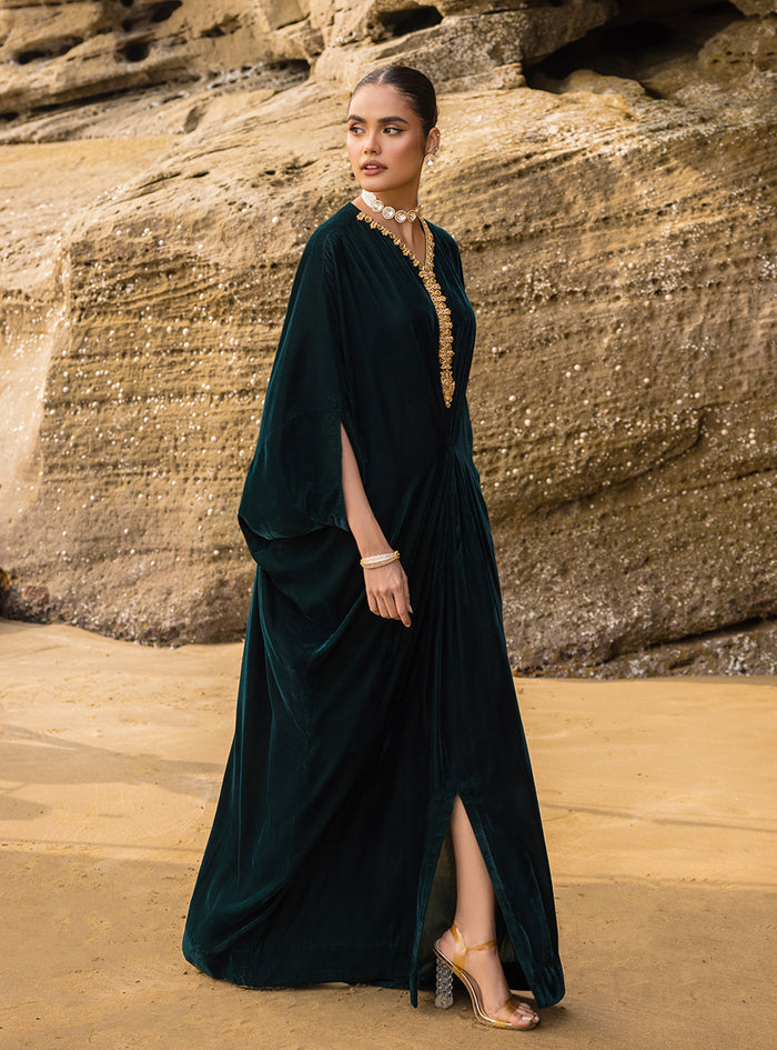 Zainab Chottani | The Kaftan Edit | Voila - Formal Dress - available at Maria Faisal in UK and USA.