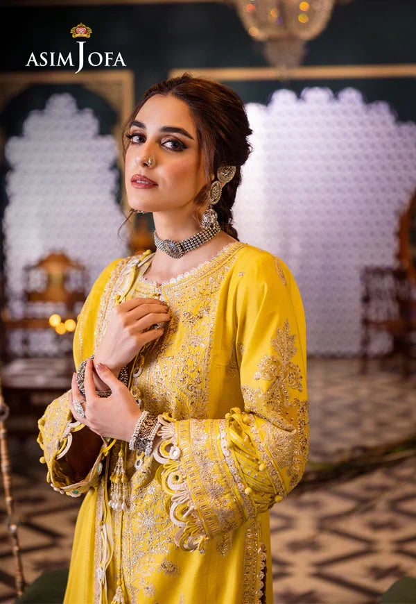 Asim Jofa | Fasana e Ishq Eid Luxury Lawn | AJFI-29 - Pakistani Dress - Maria Faisal