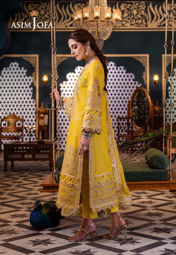 Asim Jofa | Fasana e Ishq Eid Luxury Lawn | AJFI-29 - Pakistani Dress - Maria Faisal