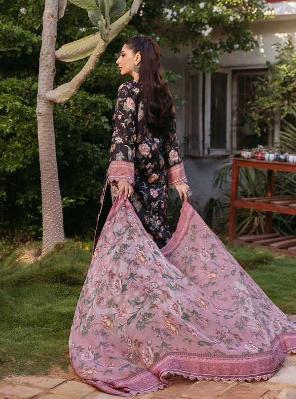 Zainab Chottani | Tahra Lawn 24 | RYMA - D 1A - Designer Dress with Intricate embroidery and embellishments. Shop elegent wedding dress at Maria Faisal.