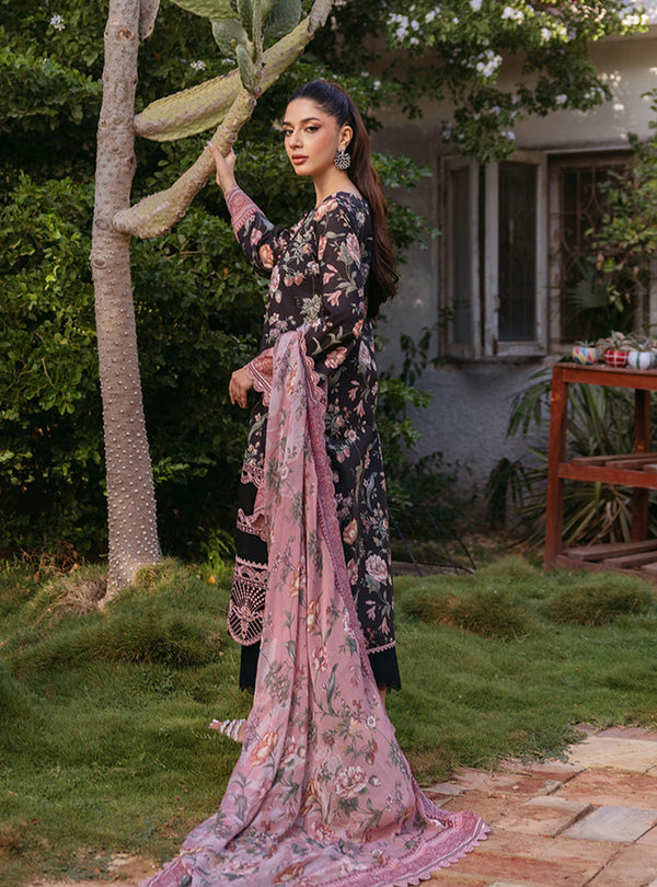 Zainab Chottani | Tahra Lawn 24 | RYMA - D 1A - Designer Dress with Intricate embroidery and embellishments. Shop elegent wedding dress at Maria Faisal.