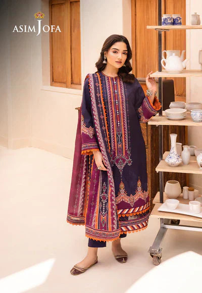 Asim Jofa | Prints Essentials | AJUB-09 - Pakistani Dress - Maria Faisal