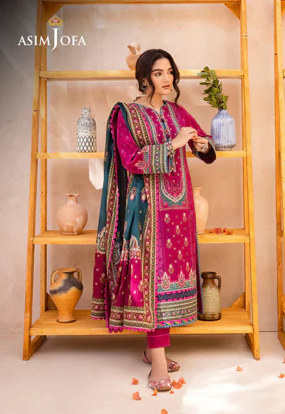 Asim Jofa | Prints Essentials | AJUB-05 - Pakistani Dress - Maria Faisal
