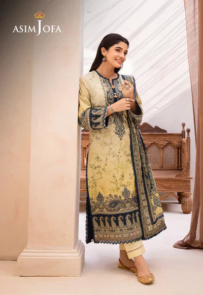 Asim Jofa | Prints Essentials | AJUB-15 - Pakistani Dress - Maria Faisal