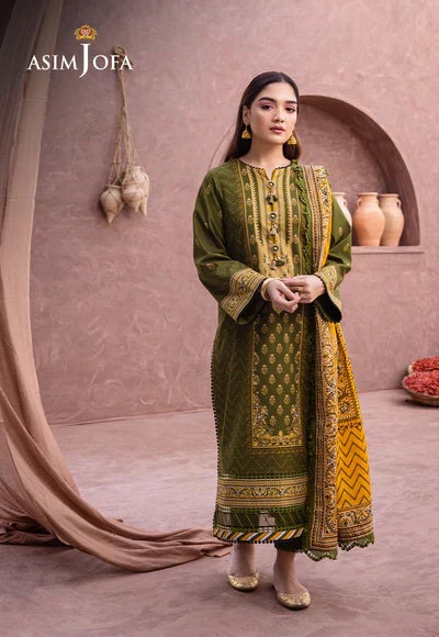 Asim Jofa | Prints Essentials | AJUB-01 - Pakistani Dress - Maria Faisal