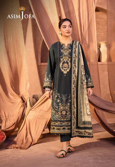Asim Jofa | Prints Essentials | AJUB-13 - Pakistani Dress - Maria Faisal