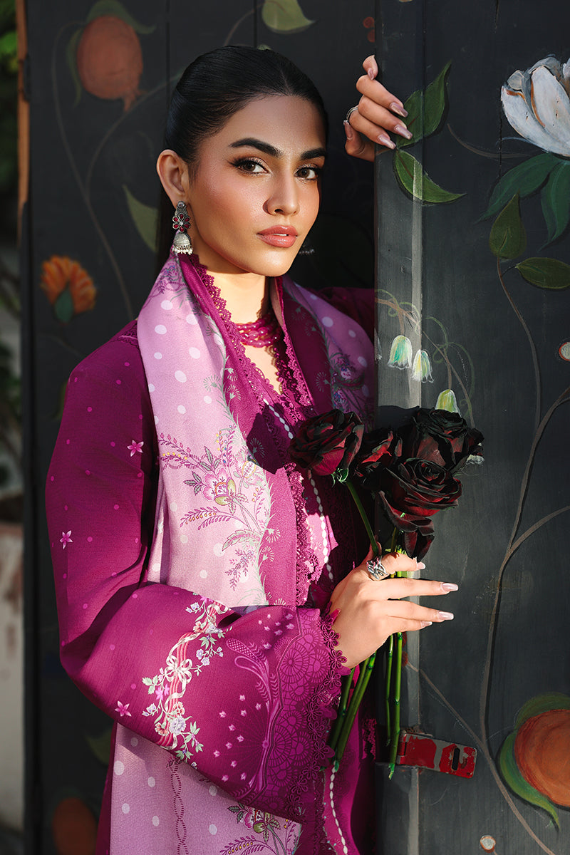 Qalamkar | QPrints Winter 25 | QW-01 (B) JORIS - Casual Dress - available at Maria Faisal in UK and USA.