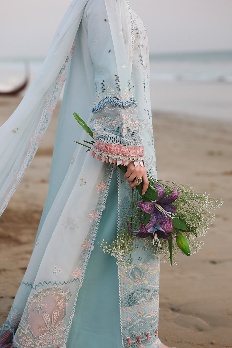 Qalamkar | Sahil Luxury Lawn 26 | SA-05 AYRA - Luxury Dress - available at Maria Faisal in UK and USA.