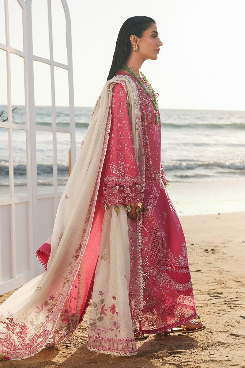 Qalamkar | Sahil Luxury Lawn 26 | SA-13 TARA - Luxury Dress - available at Maria Faisal in UK and USA.