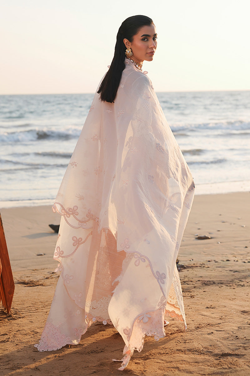 Qalamkar | Sahil Luxury Lawn 26 | SA-06 MAHUR - Luxury Dress - available at Maria Faisal in UK and USA.