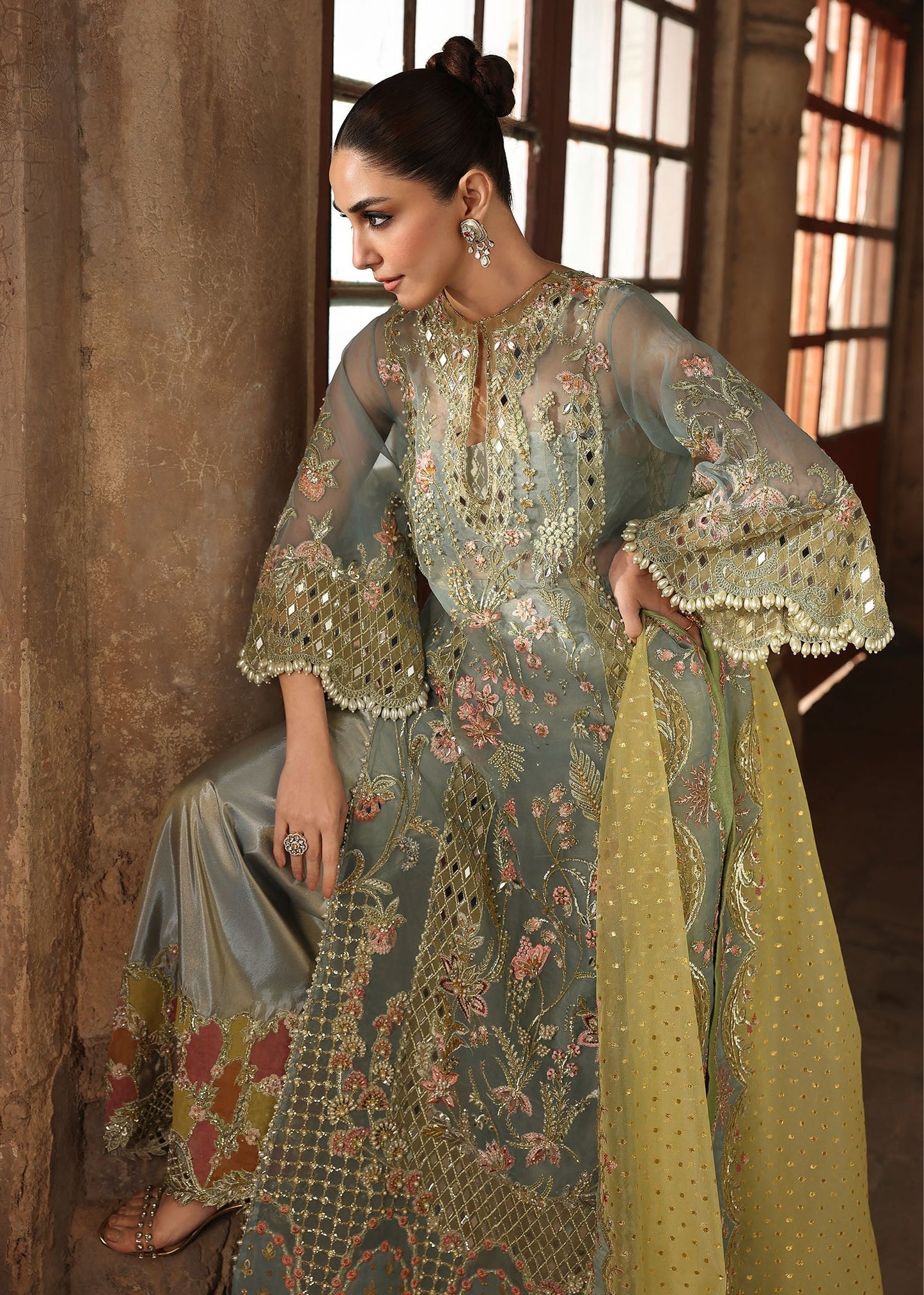 Crimson | Jhilmil Wedding Formals | JHALAK - Wedding Dress - available at Maria Faisal in UK and USA.