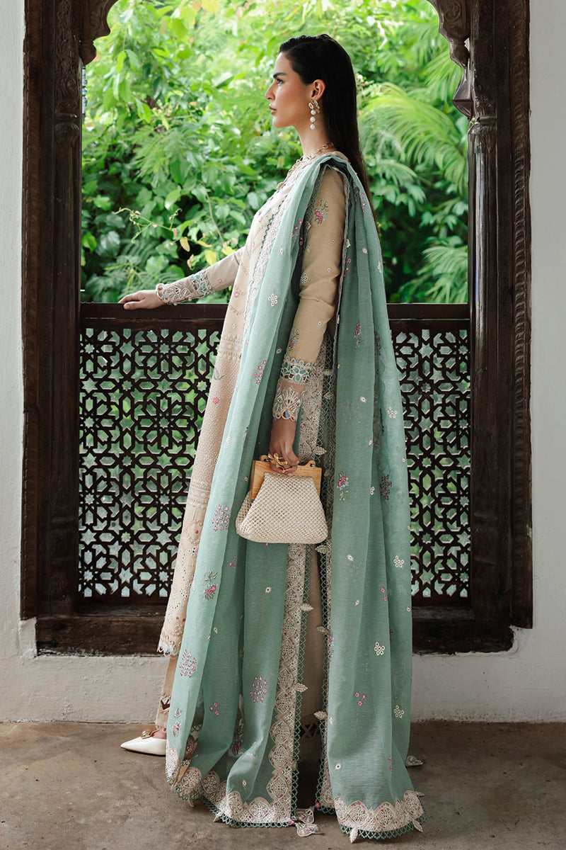 Qalamkar | Q Linen 25 | KL-07 WHISPER - Ladies Clothes - Maria Faisal