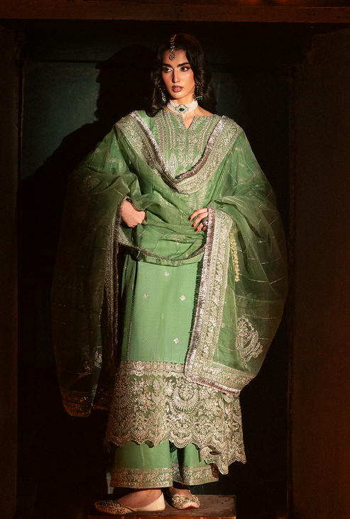 Saad Shaikh | Singhar Premium Silk 25 | AIRA - Formal Dress - available at Maria Faisal in UK and USA.