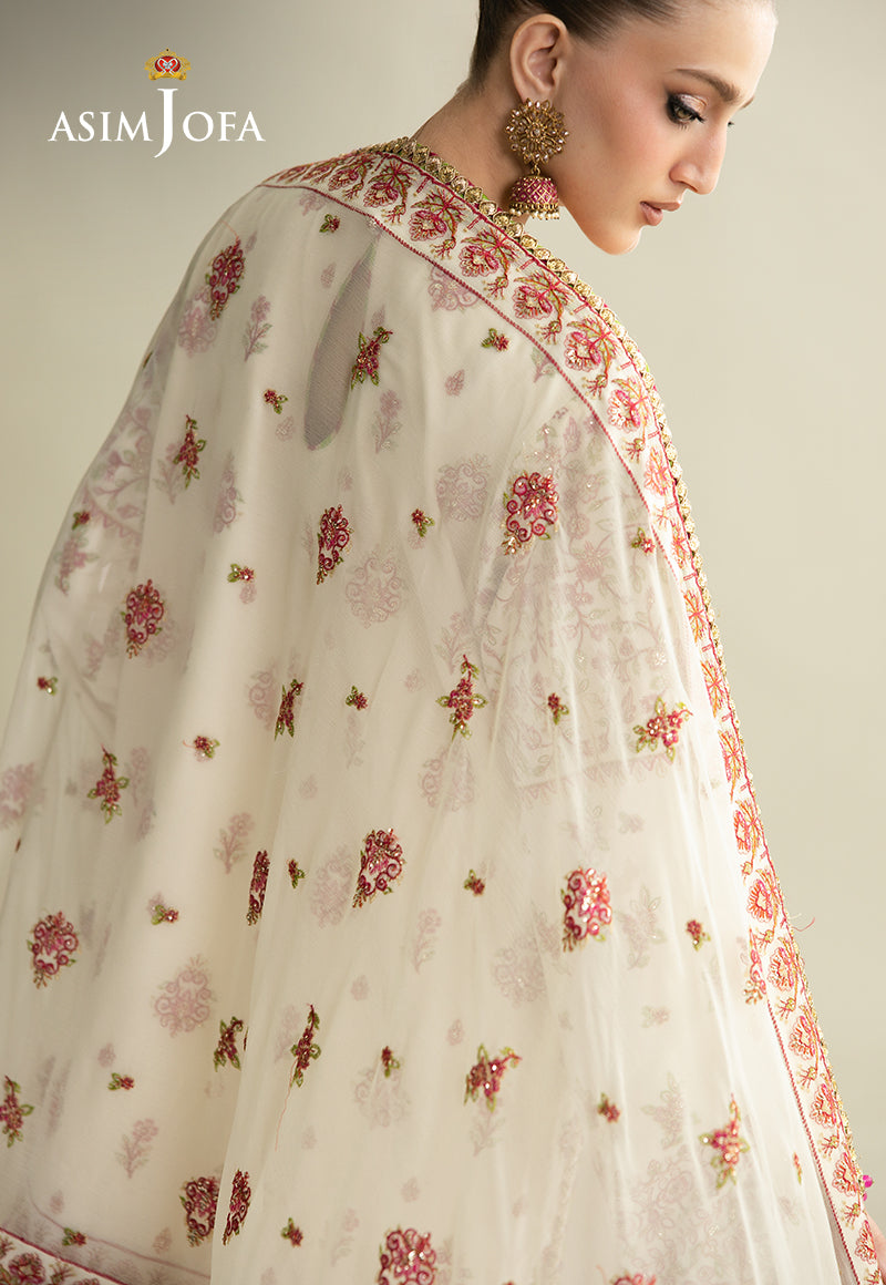 Asim Jofa | Makhmal Velvet 25 | AJULM-06 - Formal Dress - available at Maria Faisal in UK and USA.