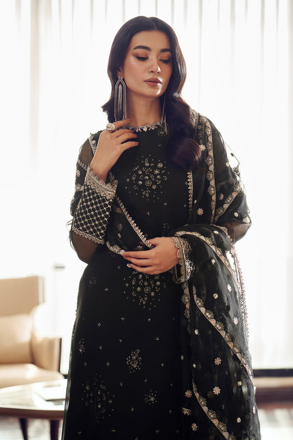 Baroque | Luxury Pret 24 | CHIFFON PR-890 - Designer Dress with Intricate embroidery and embellishments. Shop elegent wedding dress at Maria Faisal.