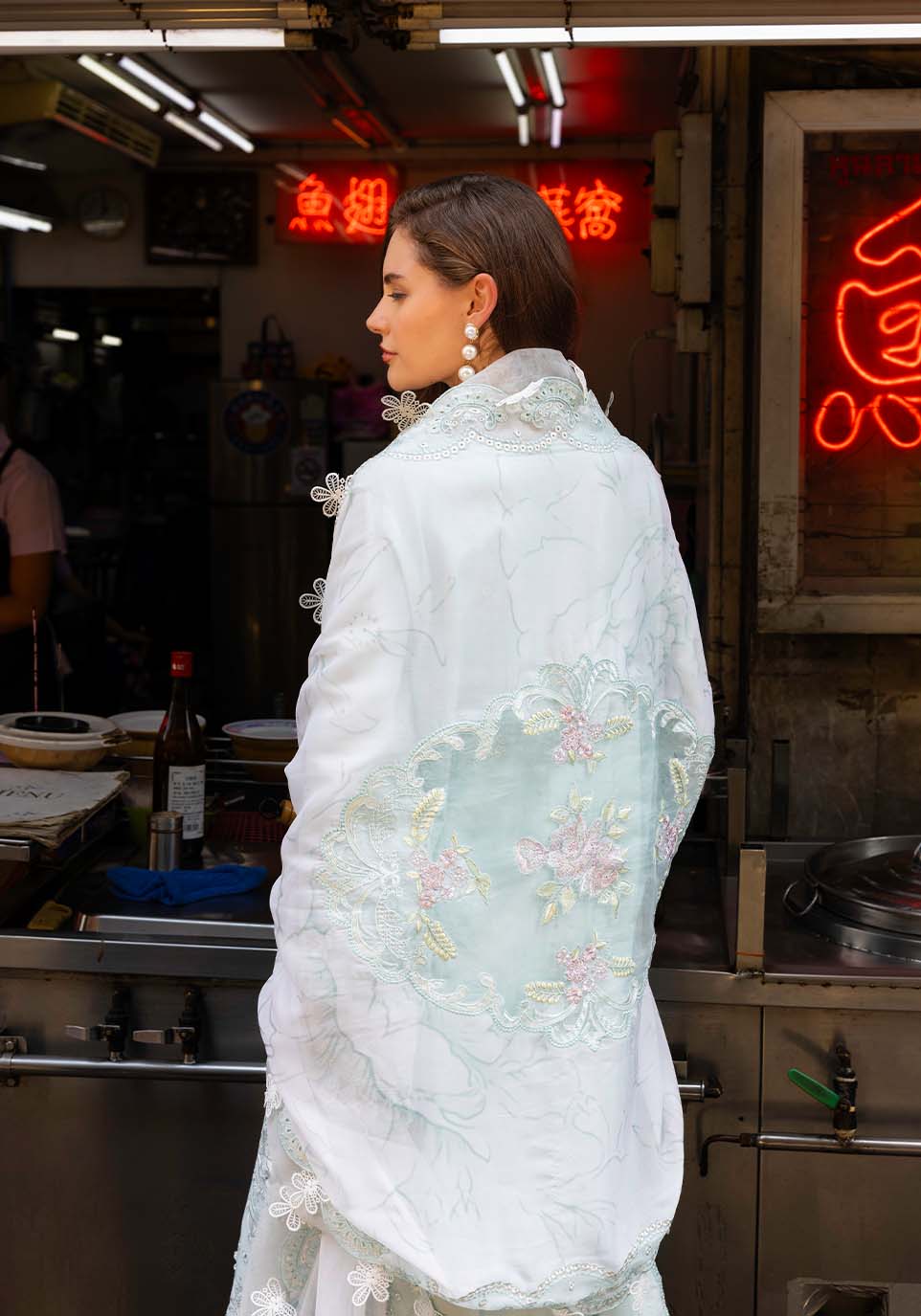 Zarqash | Luxury Lawn 25 | ZQLU 004 CECILY by Maria Faisal - Registered Vendor of : Zarqash - type : Ladies Clothes - 100% original wedding dresses