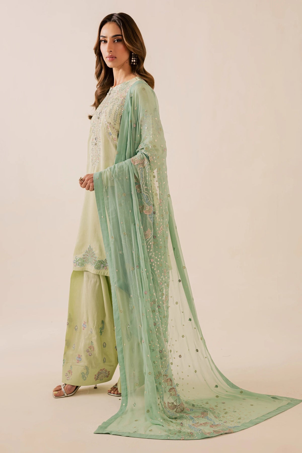 Nureh | Fancy Formal | NP-746 - Formal Dress - available at Maria Faisal in UK and USA.
