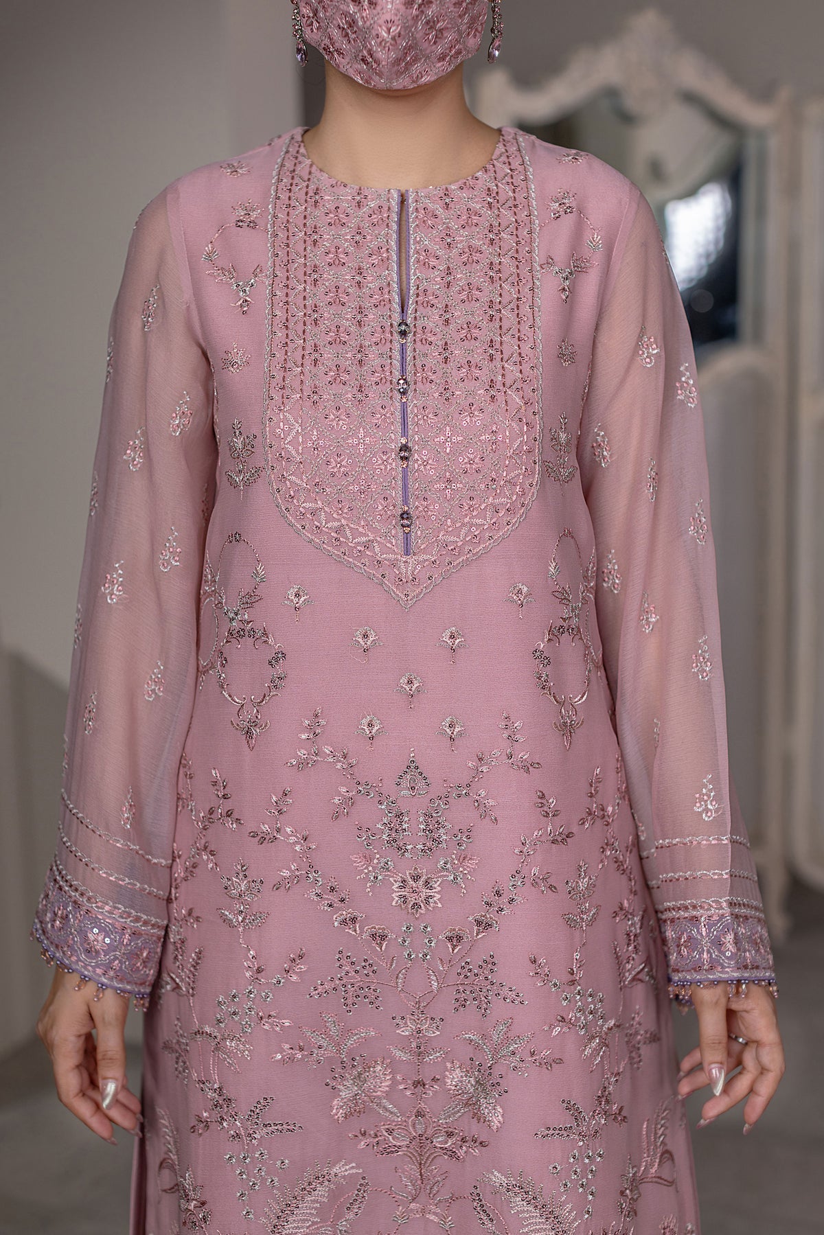 Flossie | Dilkash Kuch Khas | DI-01 A - Formal Dress - available at Maria Faisal in UK and USA.
