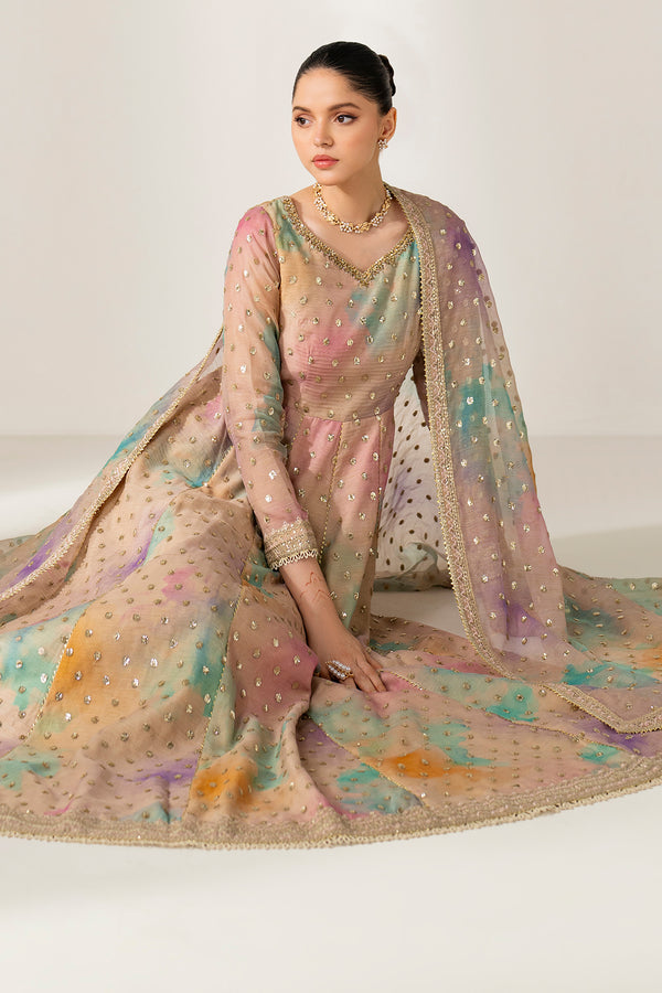 Baroque | Luxury Pret 25 | EMBROIDERED COTTON PATTI PR-1138 - Ladies Clothes - Maria Faisal
