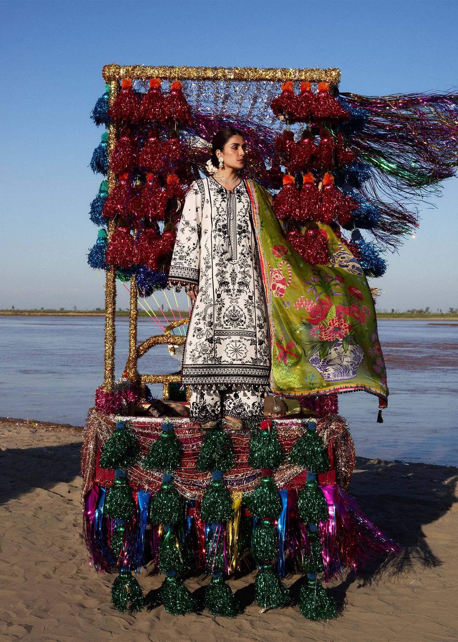 Hussain Rehar | Surkh Eid Pret’25 | Suroor by Maria Faisal - Registered Vendor of : Hussain Rehar - type : Ladies Clothes - 100% original wedding dresses