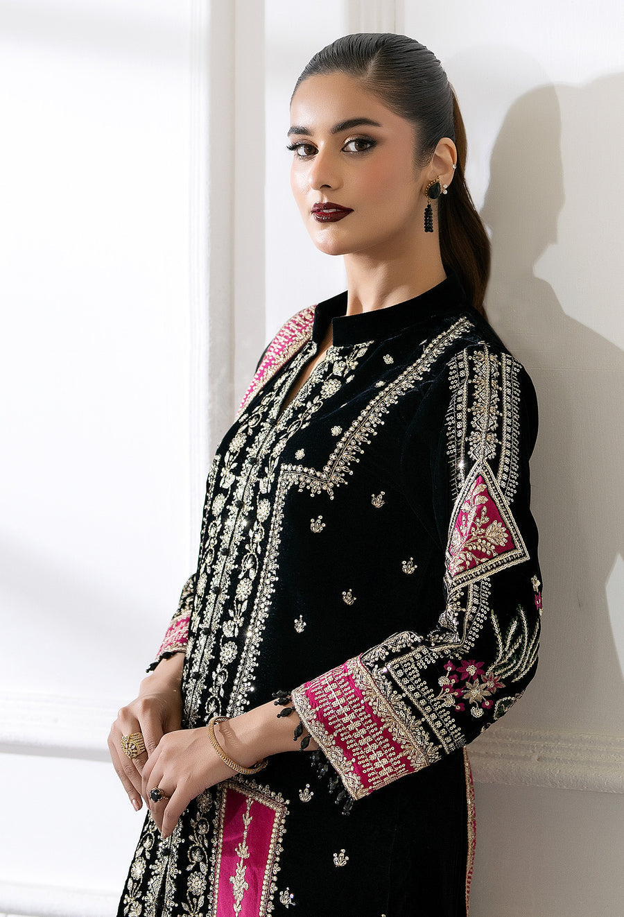 Adans Libas | Velvet 25 | VELVET 7782 - Formal Dress - available at Maria Faisal in UK and USA.