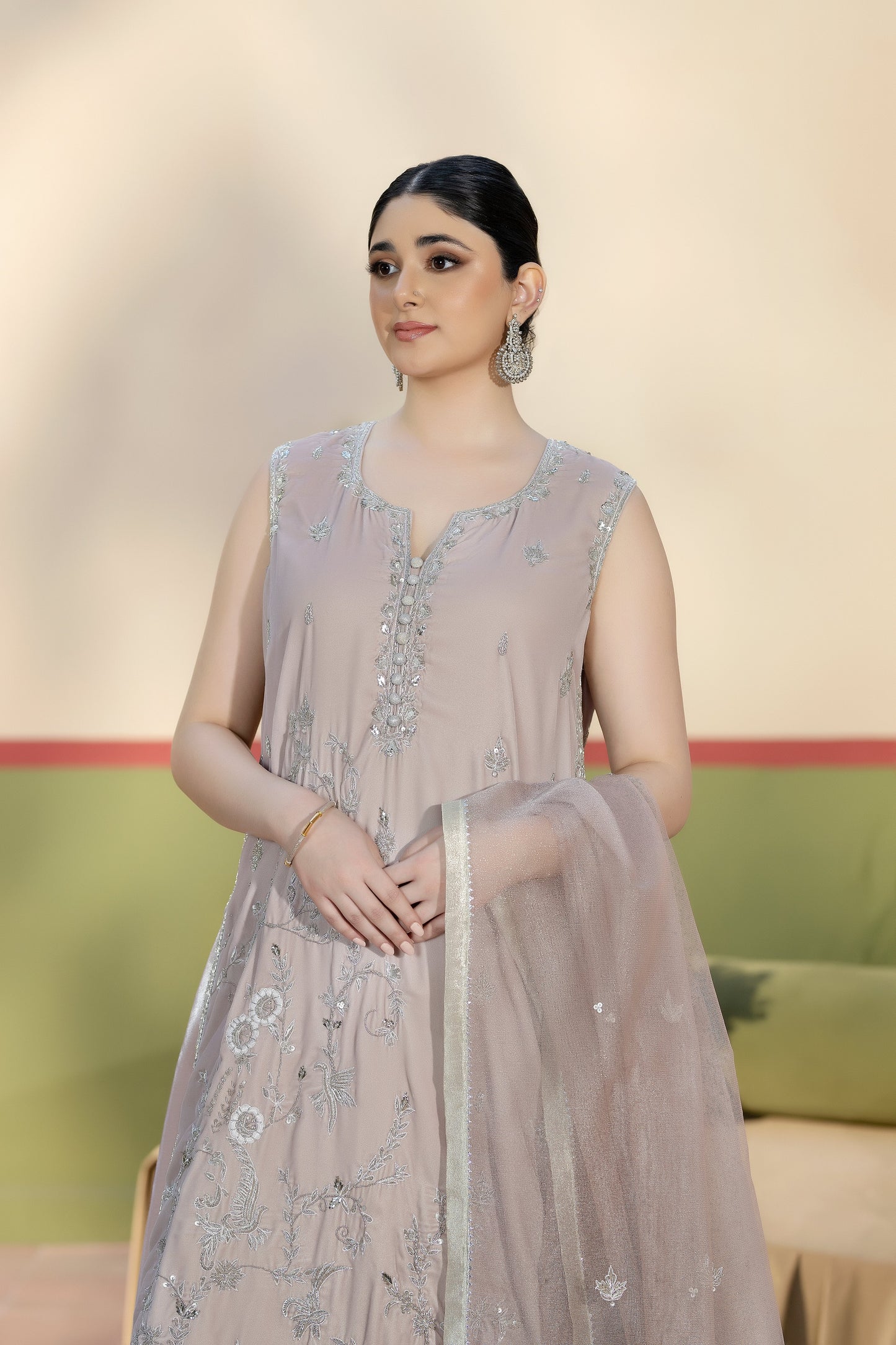 Purple Haze | Suraya Edit | SEHAR - Luxury Dress - available at Maria Faisal in UK and USA.