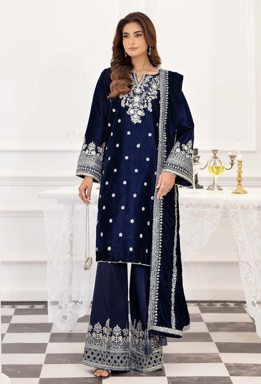Adans Libas | Velvet 25 | VELVET 7787 - Formal Dress - available at Maria Faisal in UK and USA.