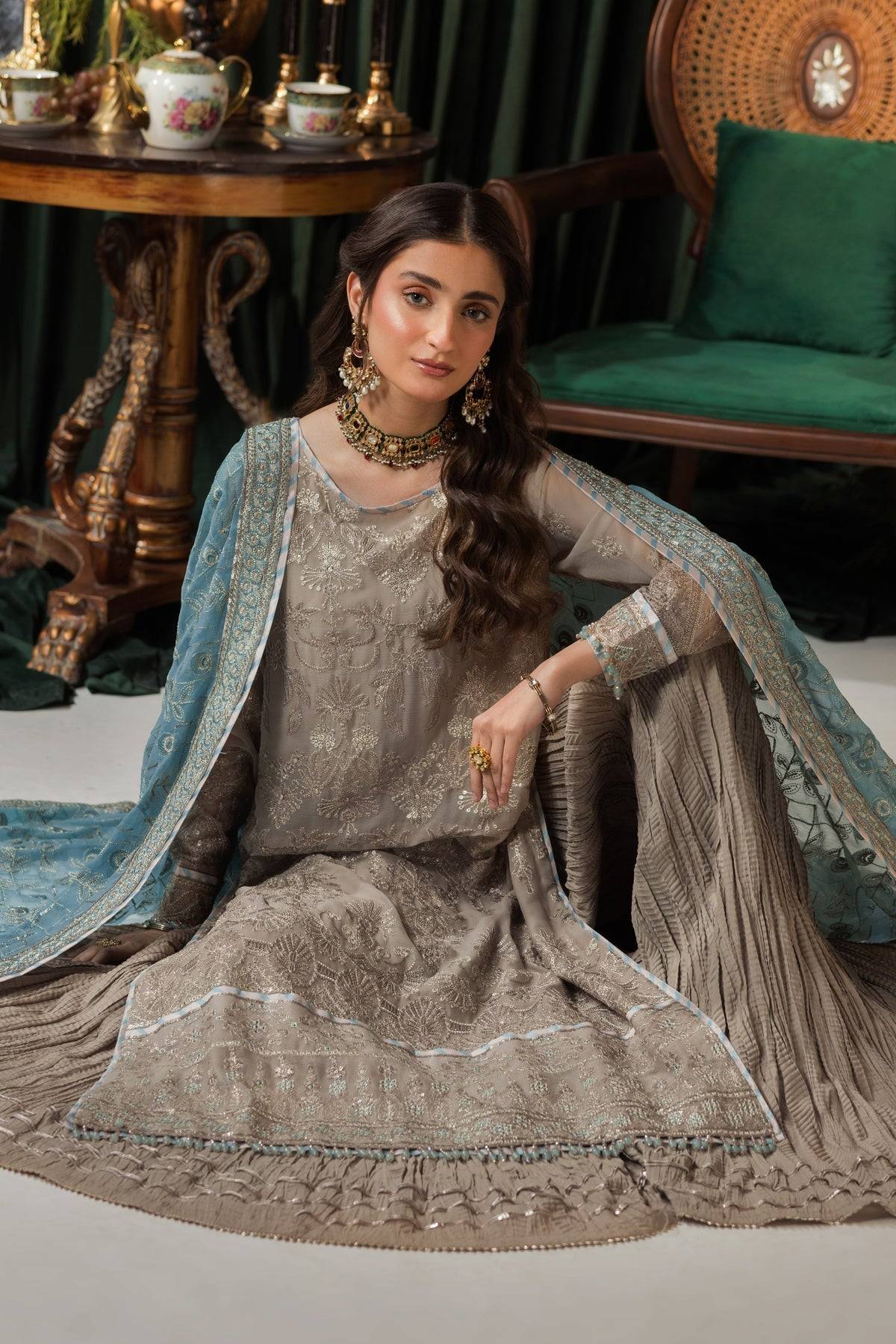 House of Nawab | Gul Mira Formals | EBNAAH by Maria Faisal - Registered Vendor of : House of Nawab - type : Ladies Clothes - 100% original wedding dresses