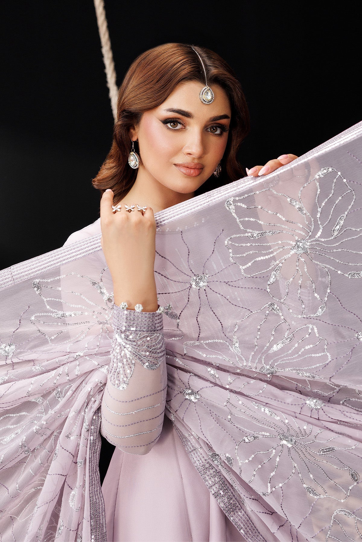 Alizeh | Dua Formals 26 | AF-DUA-3033-Stardust - Dress - available at Maria Faisal in UK and USA.