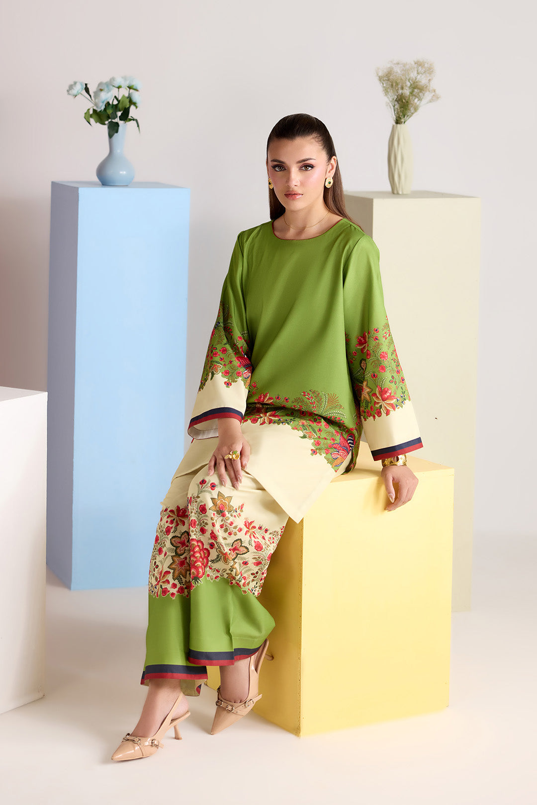 Alizeh | Printed Lawn | AF-PL-6064-SORA - Casual Dress - available at Maria Faisal in UK and USA.