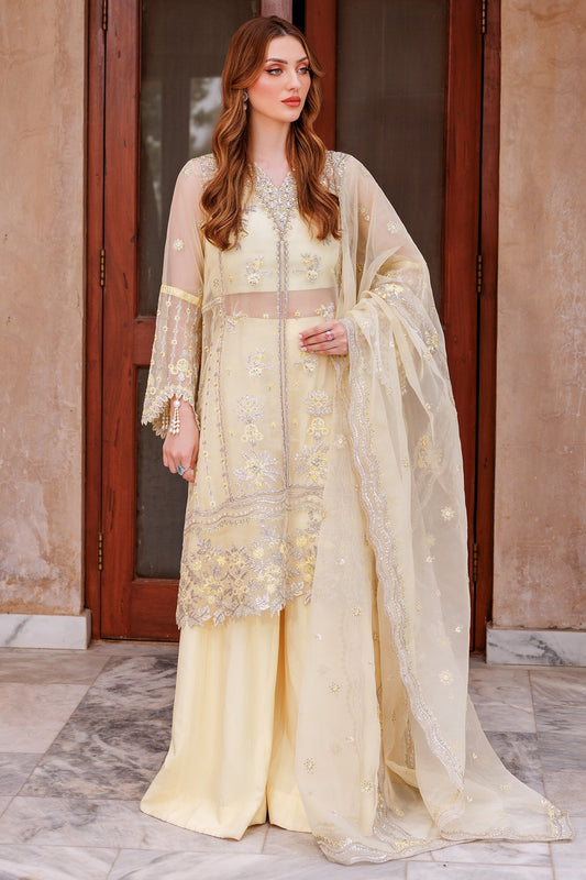 Mina Kashif | Shahbano Luxury Pret 24 | Reem - Designer Dress with Intricate embroidery and embellishments. Shop elegent wedding dress at Maria Faisal.