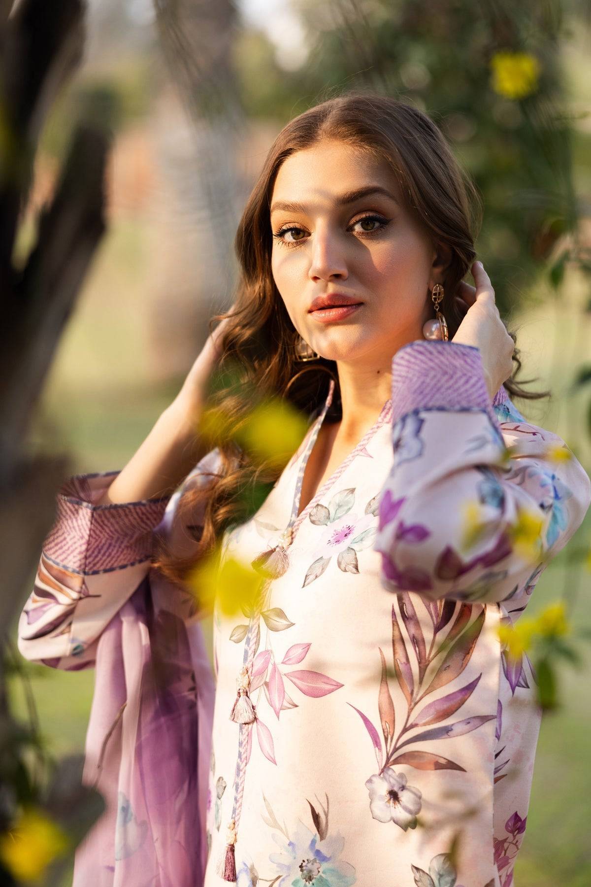 Alizeh | Sheen Lawn Prints 25 | AF-PL-6030-Fero by Maria Faisal - Registered Vendor of : Alizeh - type : Ladies Clothes - 100% original wedding dresses